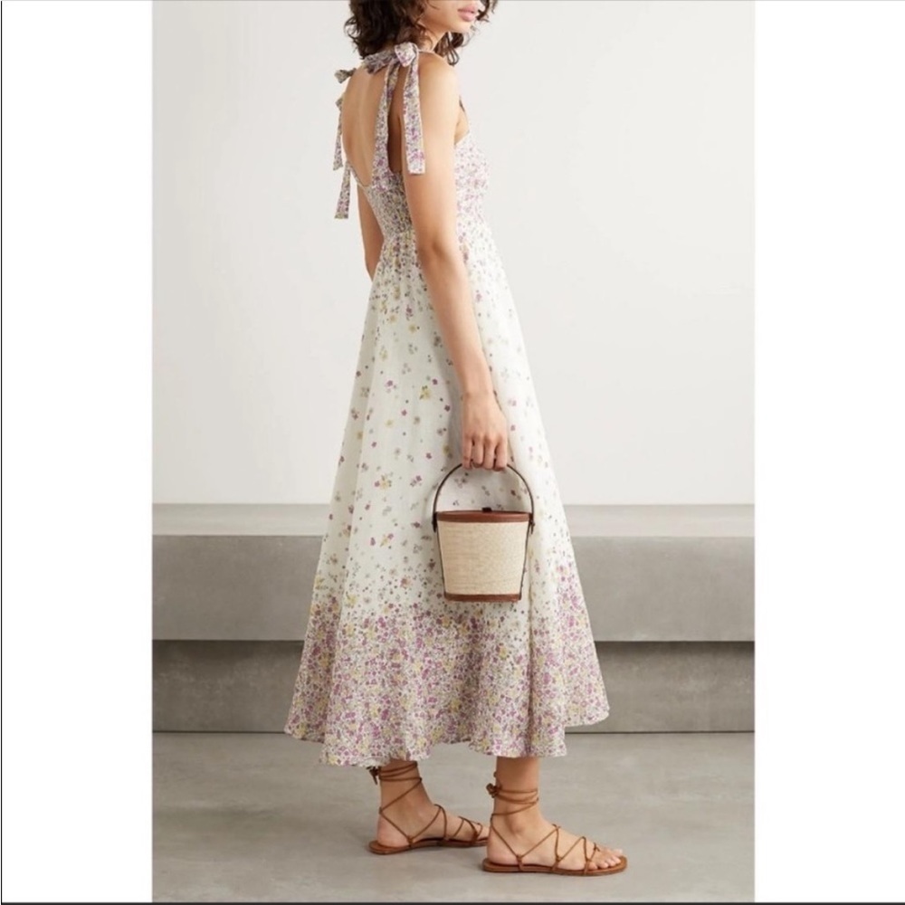 Zimmerman Carnaby Floral Linen Sundress - Picture 2 of 5
